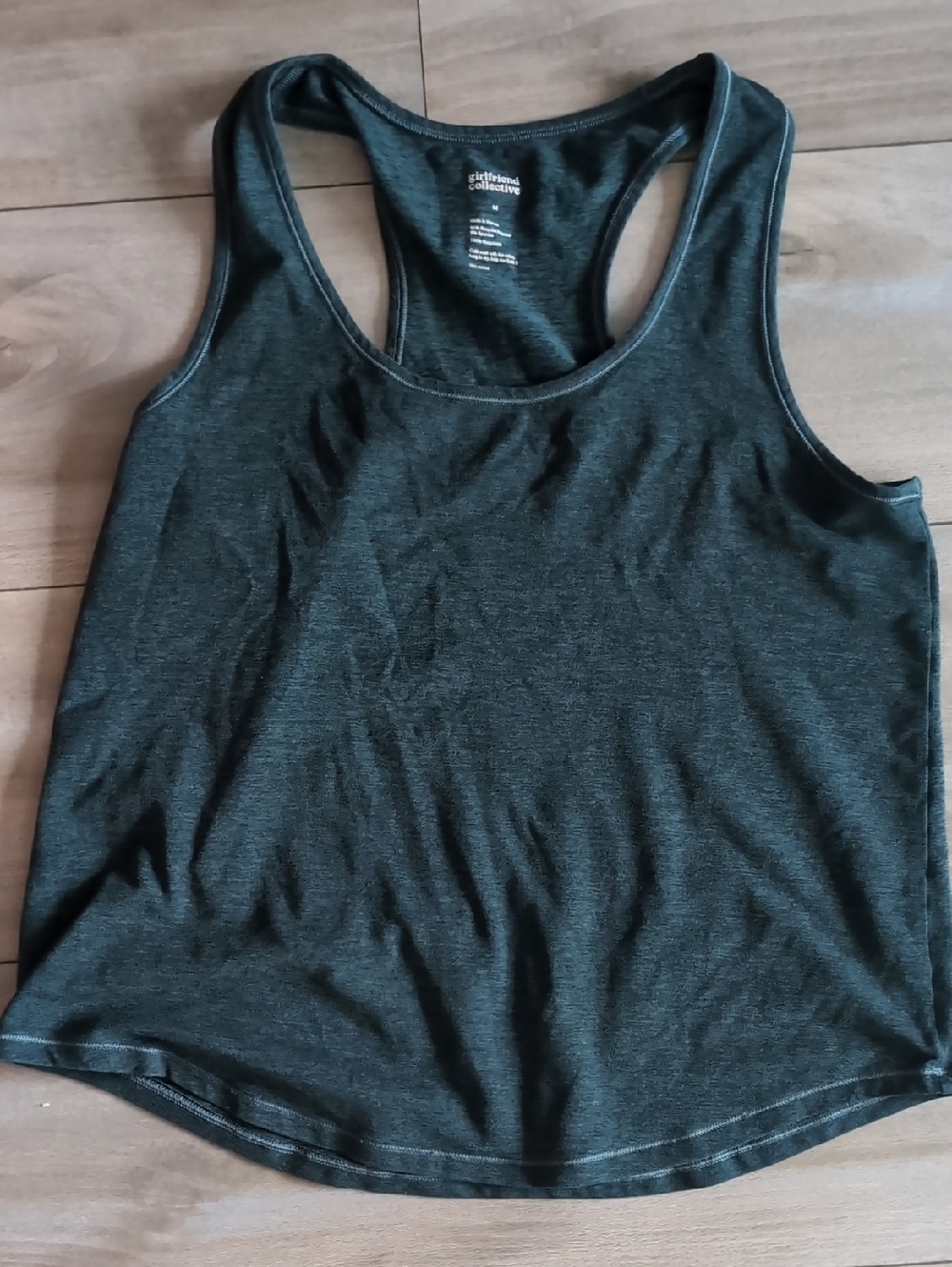 Girlfriend Collective Tank Top Moss Green Medium